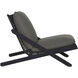 Bari Charcoal / Gracebay Grey Outdoor Lounge Chair